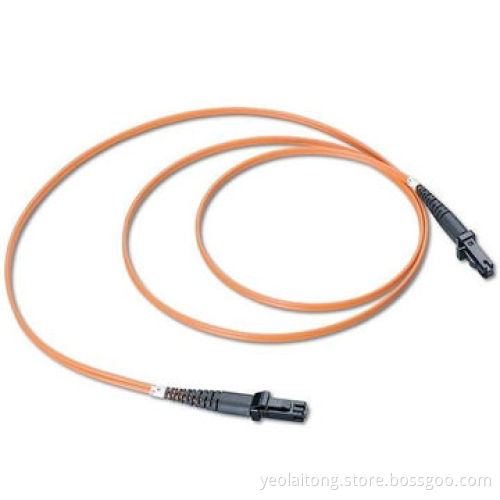 MTRJ fiber patch cord, active device termination